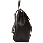 Mansur Gavriel Black Mini Saffiano Leather Backpack