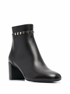 FERRAGAMO - Vara Chain Leather Boots