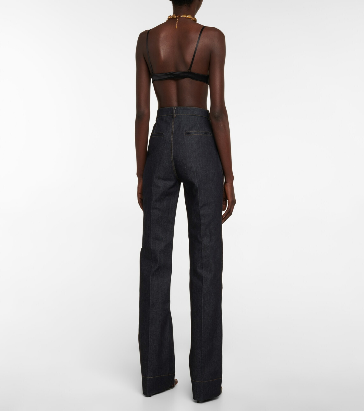 Saint Laurent - High-rise bootcut jeans Saint Laurent
