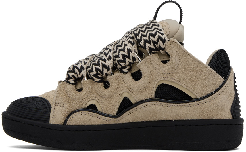 Lanvin Beige Curb Sneakers