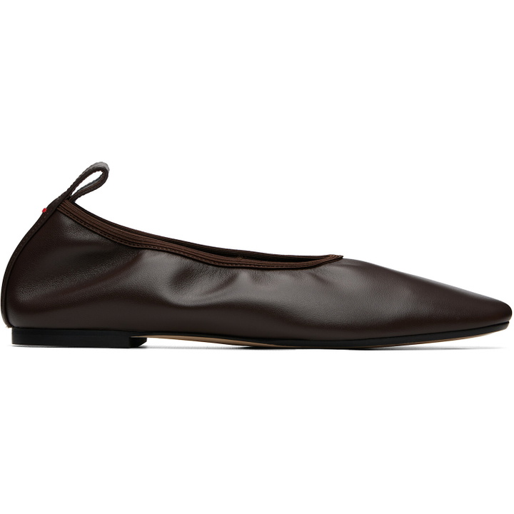 Photo: Aeyde Brown Dex Ballerina Flats