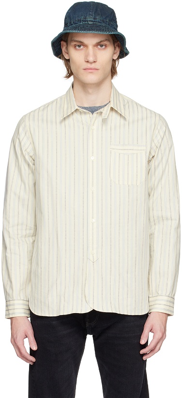 Photo: RRL Off-White Striped Shirt