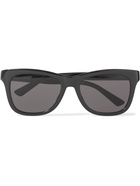 BALENCIAGA - Square-Frame Logo-Print Acetate Sunglasses