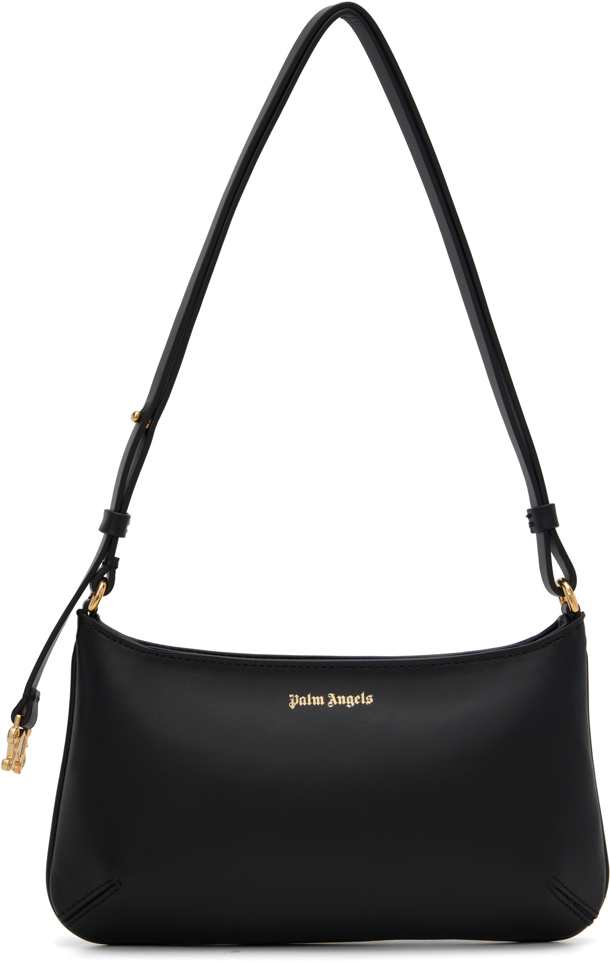 Palm Angels Black Leather Giorgina Bag