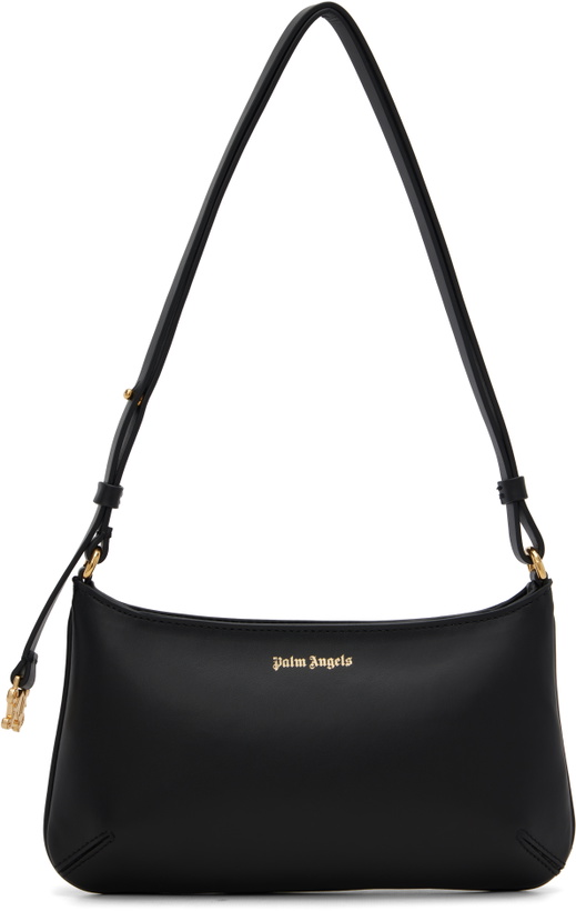 Photo: Palm Angels Black Leather Giorgina Bag