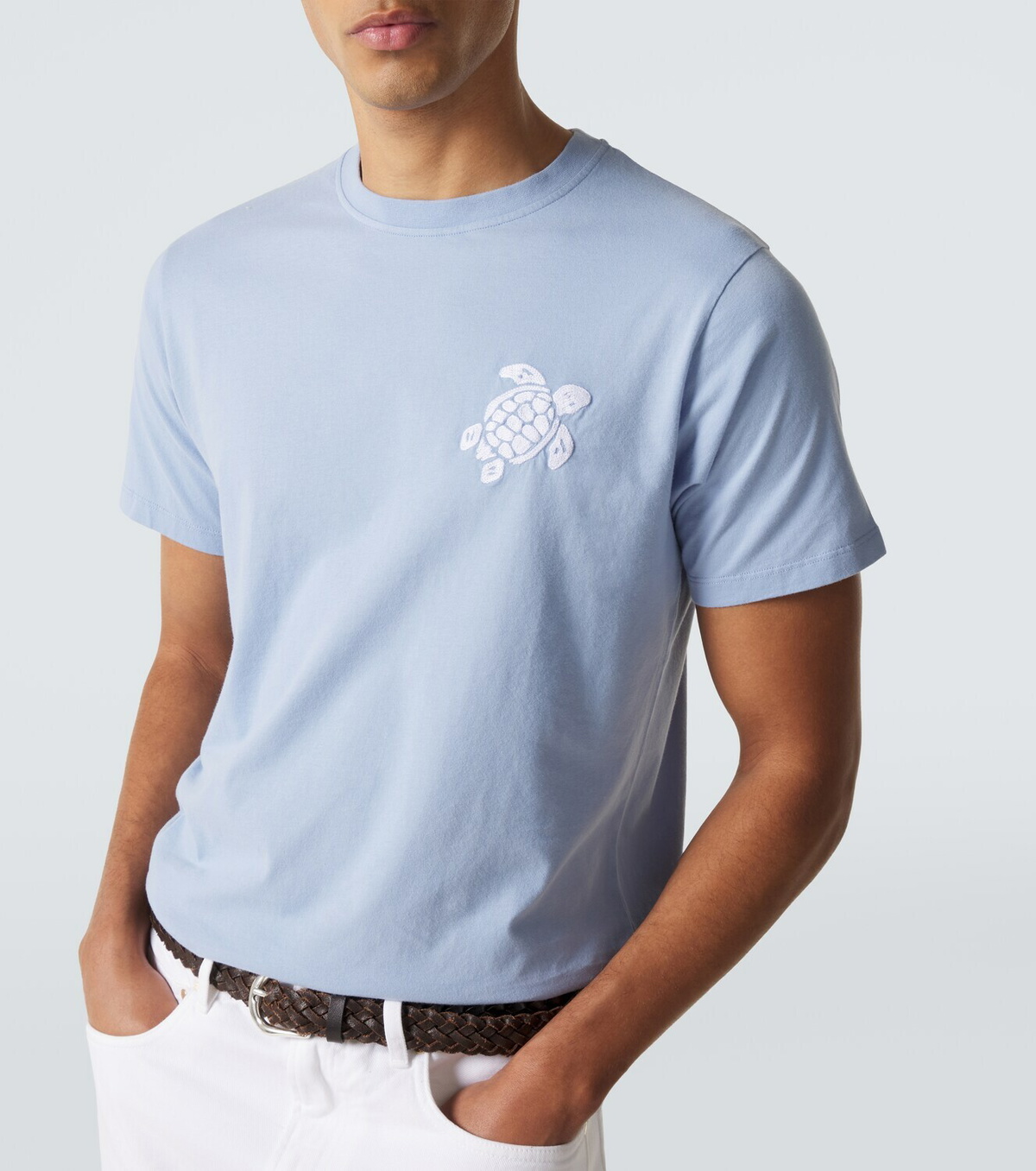 Vilebrequin Embroidered cotton jersey T-shirt