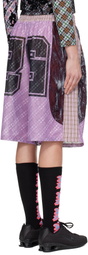 Chopova Lowena Purple Basketball Shorts