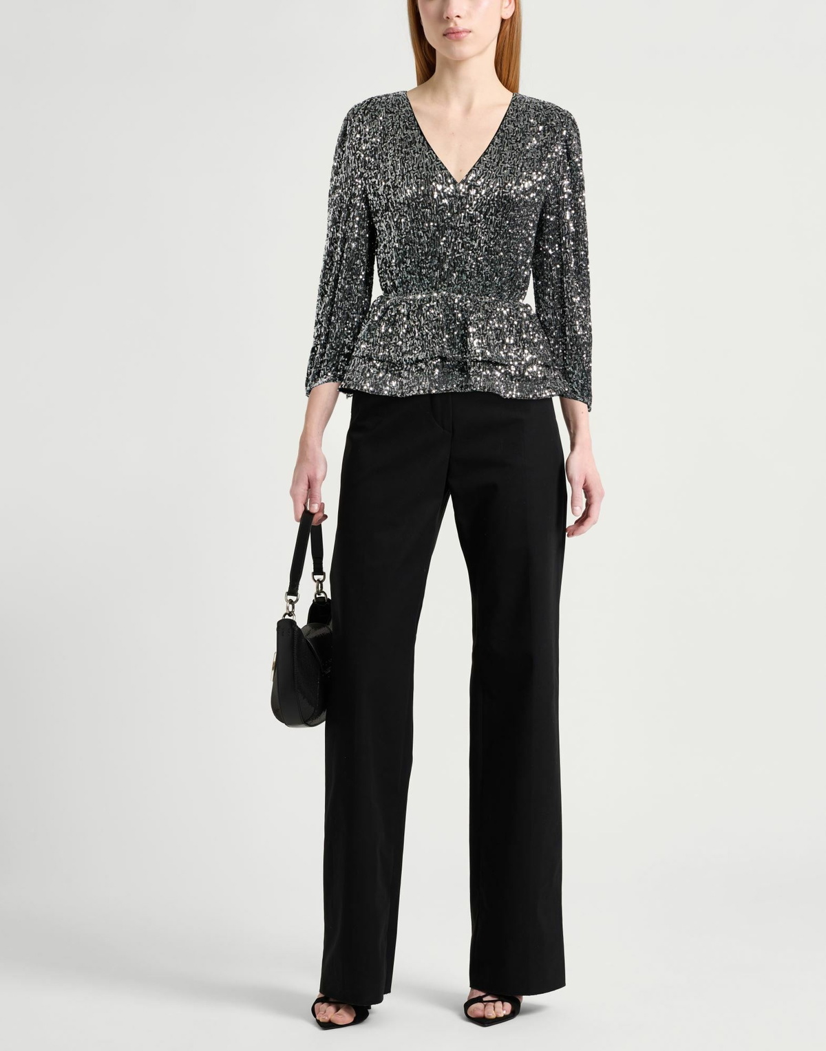 Maje Womens Top in Silver