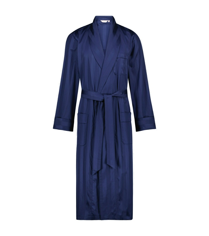 Photo: Derek Rose - Lingfield cotton satin robe