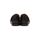 Versace Black Driver Loafers