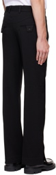 Andersson Bell Black Arzent Wide-Leg Trousers