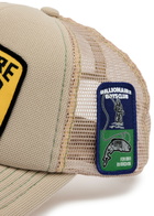 Billionaire Boys Club Logo-appliqué Woven Trucker cap - Beige - One Size