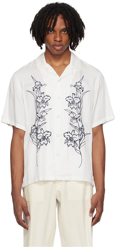Photo: rag & bone White Avery Resort Shirt