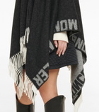Moncler - Wool-blend blanket cape