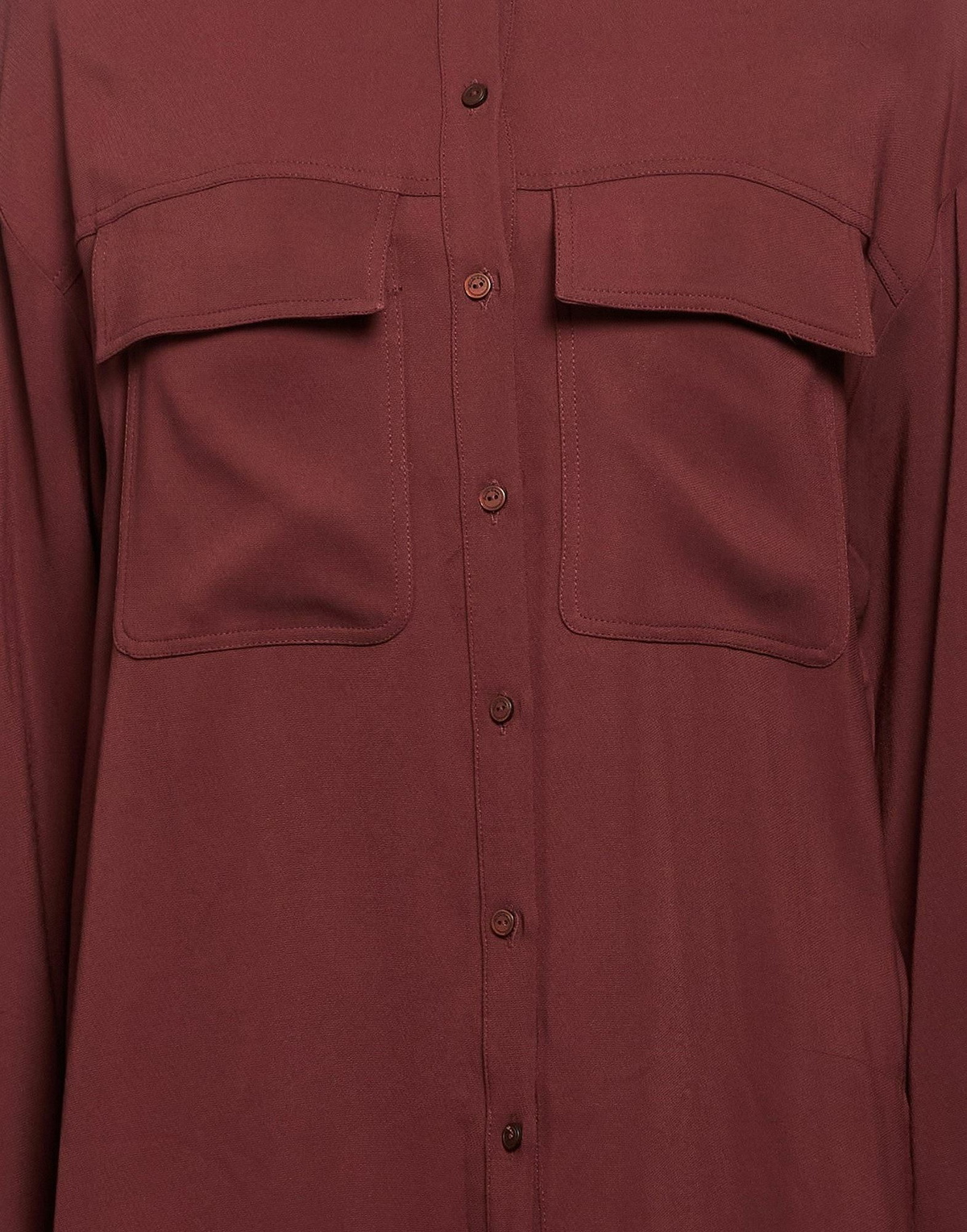 Manila Grace Womens Shirt Burgundy