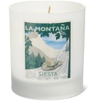 La Montaña - Siesta Scented Candle, 220g - Colorless