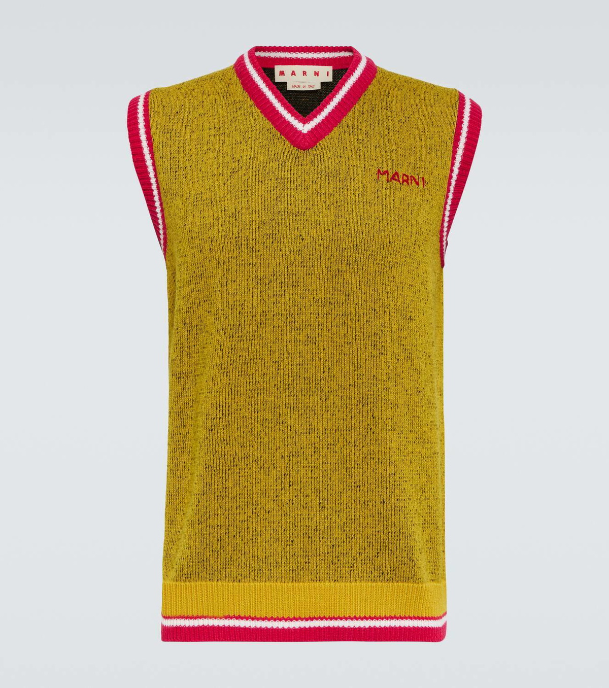 MARNI Jacquard wool sweater vest マルニ　春 MARNI Jacquard wool sweater vest マルニ 冬 春
