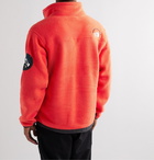 The North Face - NSE Pumori Expedition Logo-Appliquéd Polartec Fleece Jacket - Red