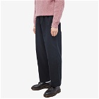 Fred Perry Men's Wide Leg Draw String Trouser in Navy
