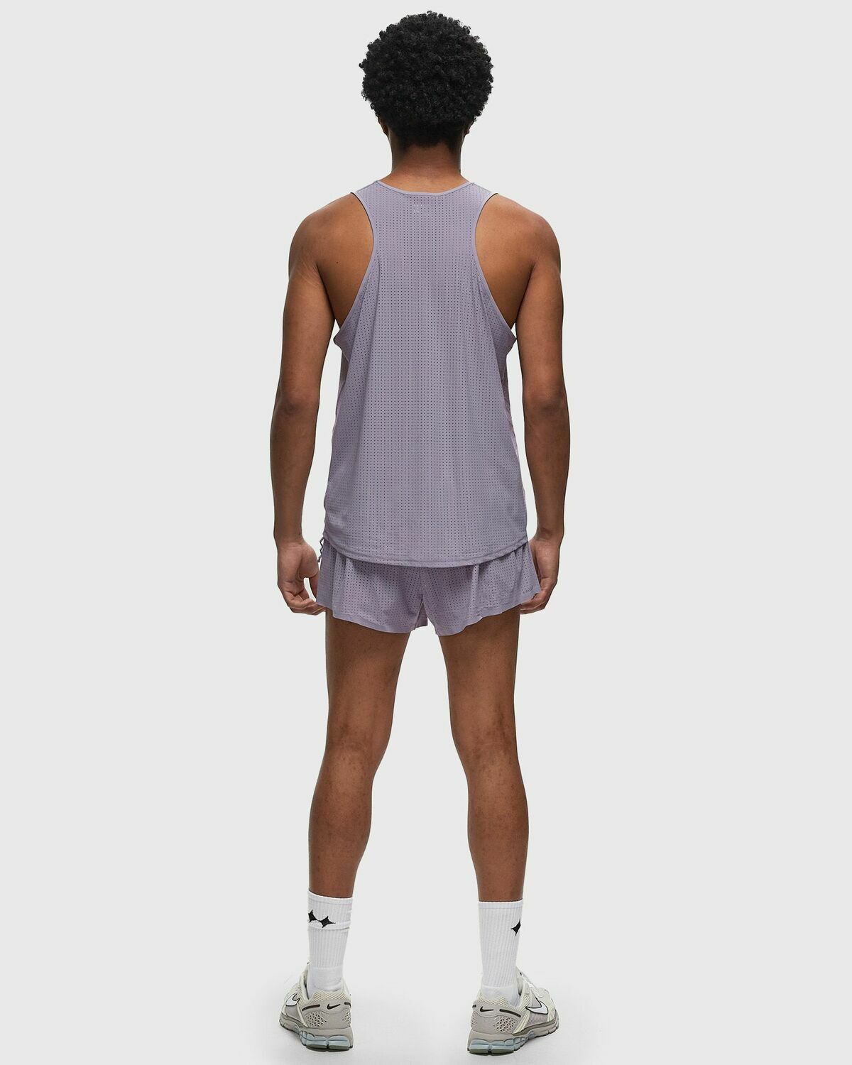 Satisfy Running Space O Singlet Purple Tank Tops Satisfy