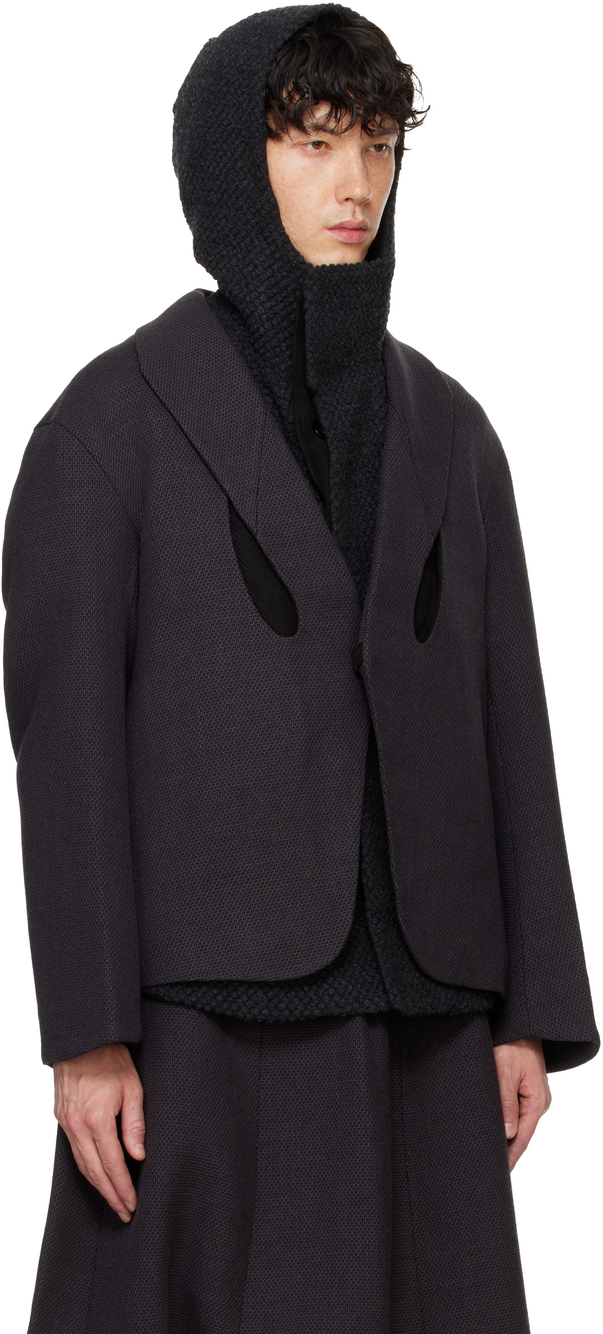 pet-tree-kor Gray Node Blazer pet-tree-kor