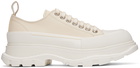 Alexander McQueen Off-White Tread Slick Sneakers