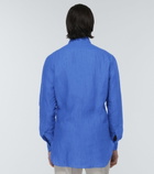 Kiton - Long-sleeve linen shirt