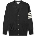 Thom Browne Men's Classic Merino Cardigan in Black