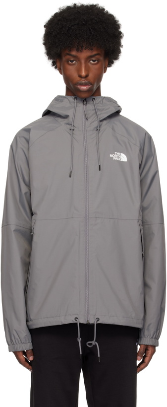 Photo: The North Face Gray Antora Rain Jacket