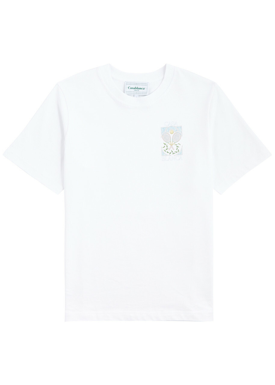 Casablanca Printed T-shirt | White | FARFETCH