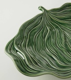 Bordallo Pinheiro Folhas Banana Leaf ceramic platter
