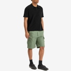 Universal Works Men's Newlyn Light Weight Terry Polo in Black