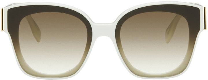 Photo: Fendi White 'Fendi First' Sunglasses