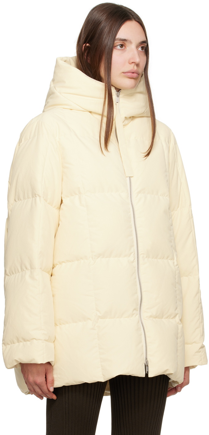 Jil Sander Off-White Packable Down Jacket Jil Sander