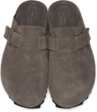 Officine Creative Grey Suede Agora 4 Sandals