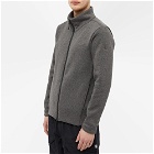 Tilak Men's Poutnik Mink Zip Fleece Jacket in Ash Grey Mellange