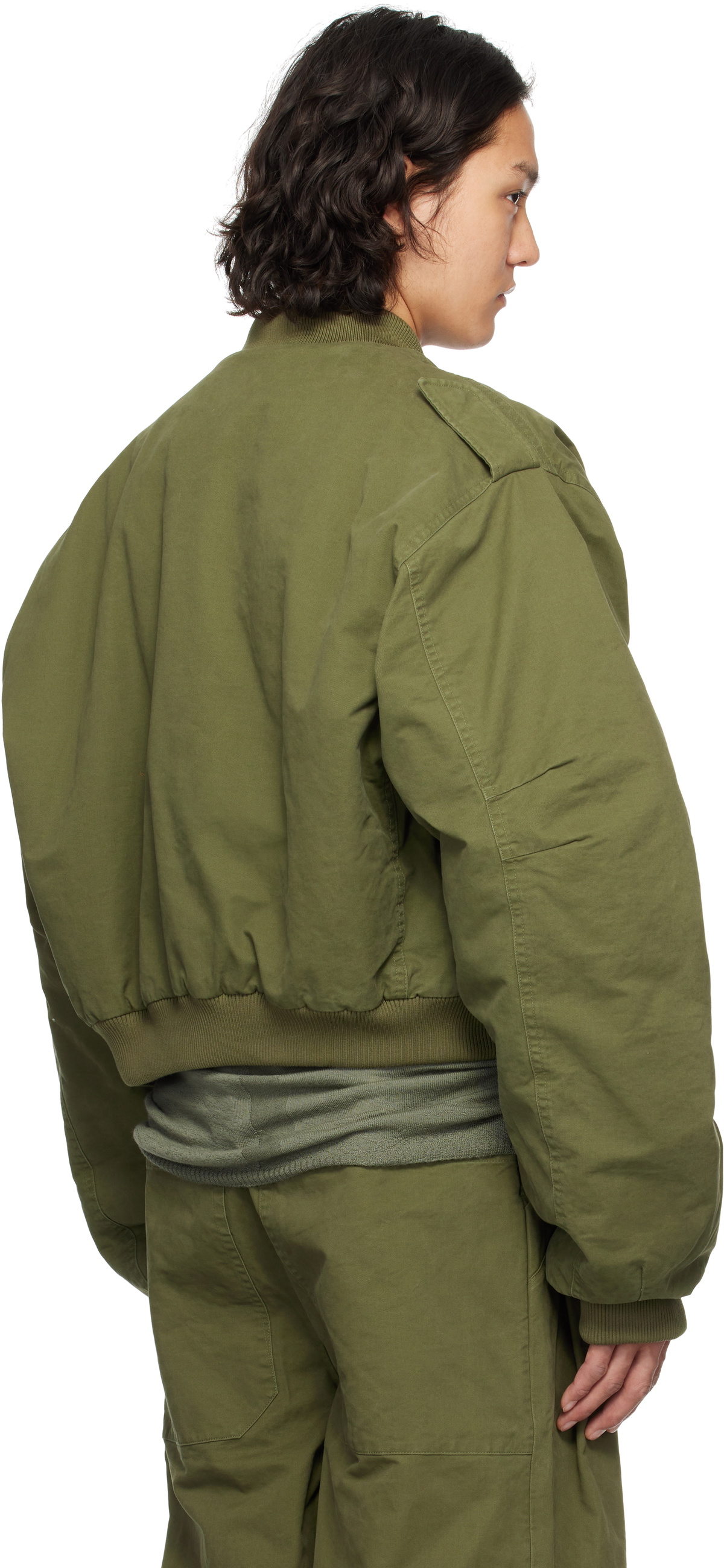 Entire Studios Khaki A-4 Bomber Jacket Entire Studios