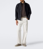 Fedeli Knitted linen and cotton sweater