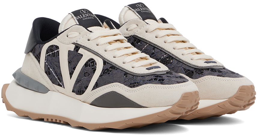 スニーカー VALENTINO LACE RUNNER SNEAKERS Valentino Garavani Lace and Mesh Lacerunner Sneakers | Saks