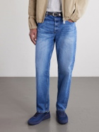 Orlebar Brown - Larson Striped Mesh and Canvas Sneakers - Blue