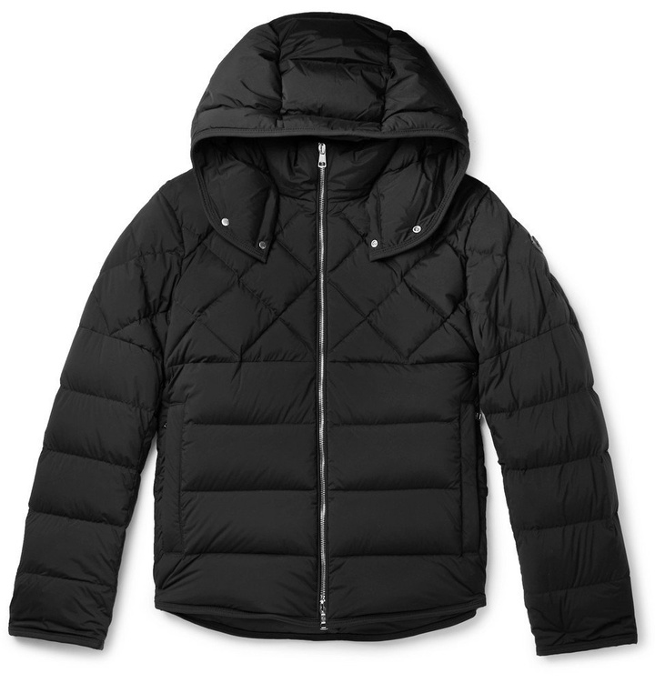 Photo: Moncler - Quilted Shell Hooded Down Jacket - Navy