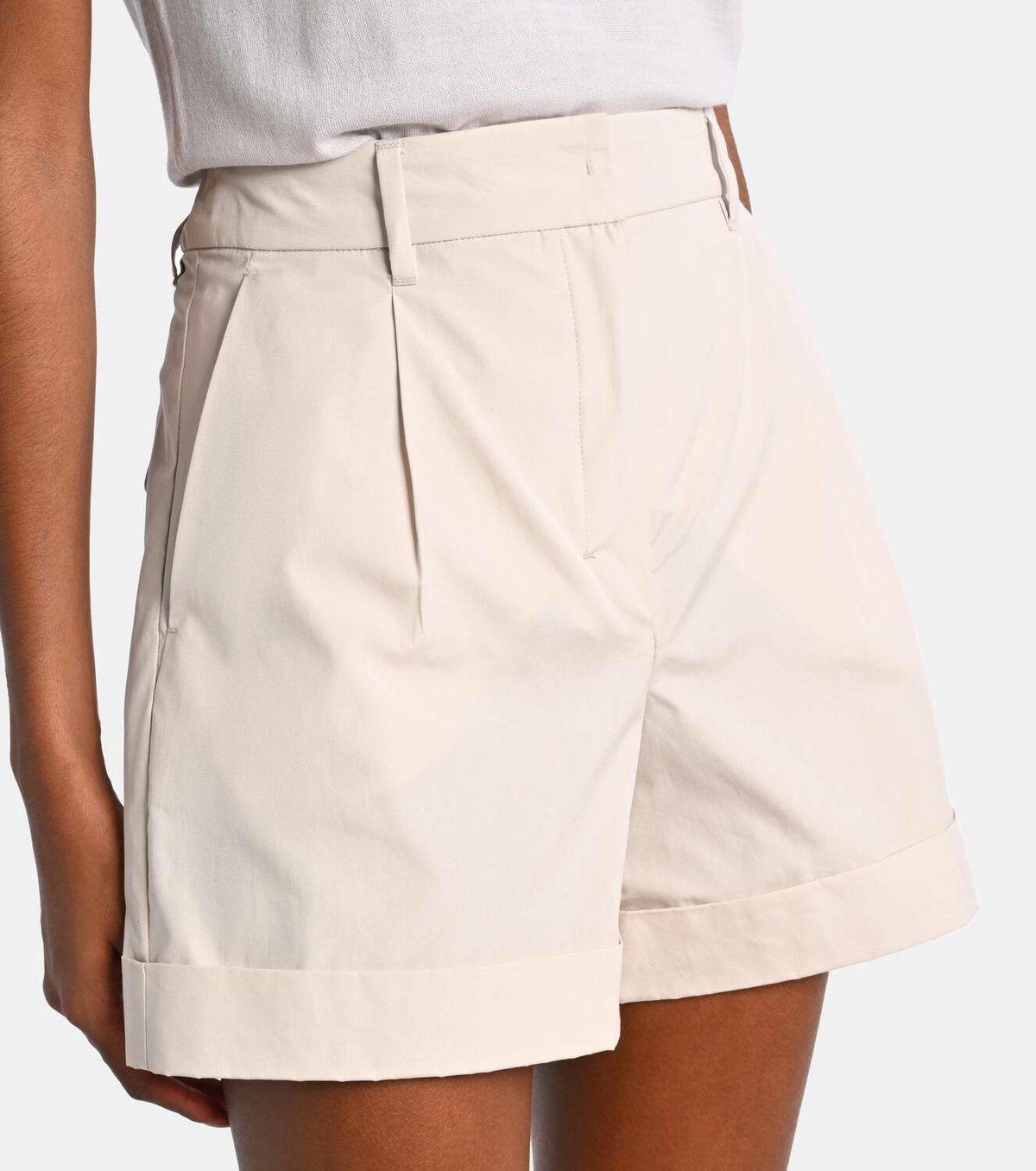 'S Max Mara Ubino cotton poplin Bermuda shorts