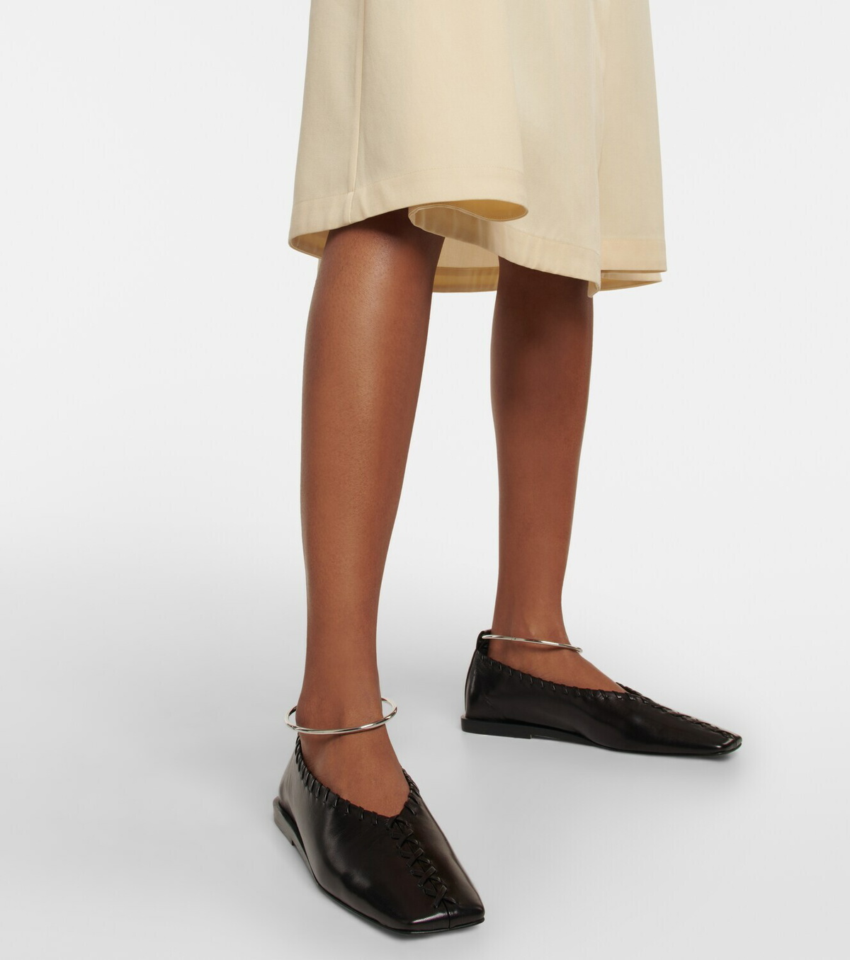 Jil Sander Leather ballet flats Jil Sander