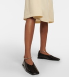 Jil Sander Leather ballet flats