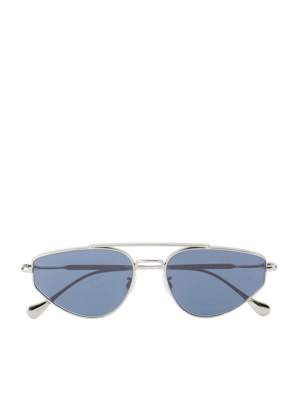 Photo: Oliver Peoples - Jil Sander Aviator-Style Silver-Tone Sunglasses