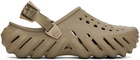 Crocs Khaki Echo Clogs