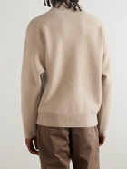 Jacquemus - La Maille Vareuse Pallone Wool and Cashmere-Blend Sweater - Neutrals
