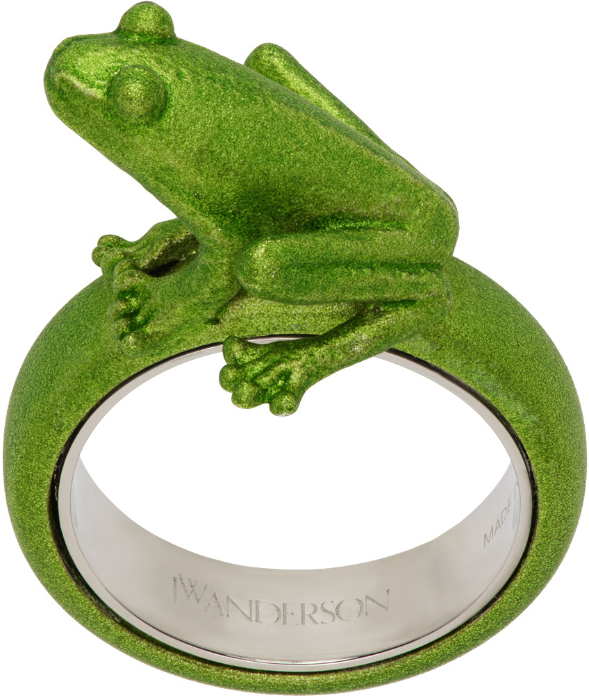 JW Anderson Green Frog Ring