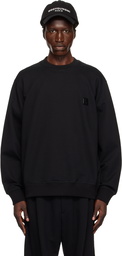 WOOYOUNGMI Black Metallic Graphic T-shirt