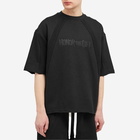 Honor the Gift Men's Terry Panel Short Sleeve Sweater in Black